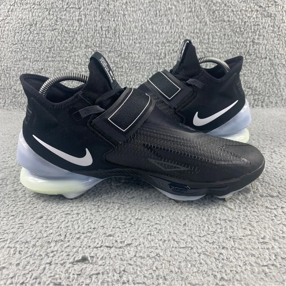 NEW NIKE FORCE Air Zoom Trout 8 Elite Baseball Cleats Mens‎ 9 Shoes Game Black - Picture 12 of 15